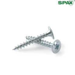 POZIDRIVE - Tornillos SPAX de cabeza ancha con arandela zincados