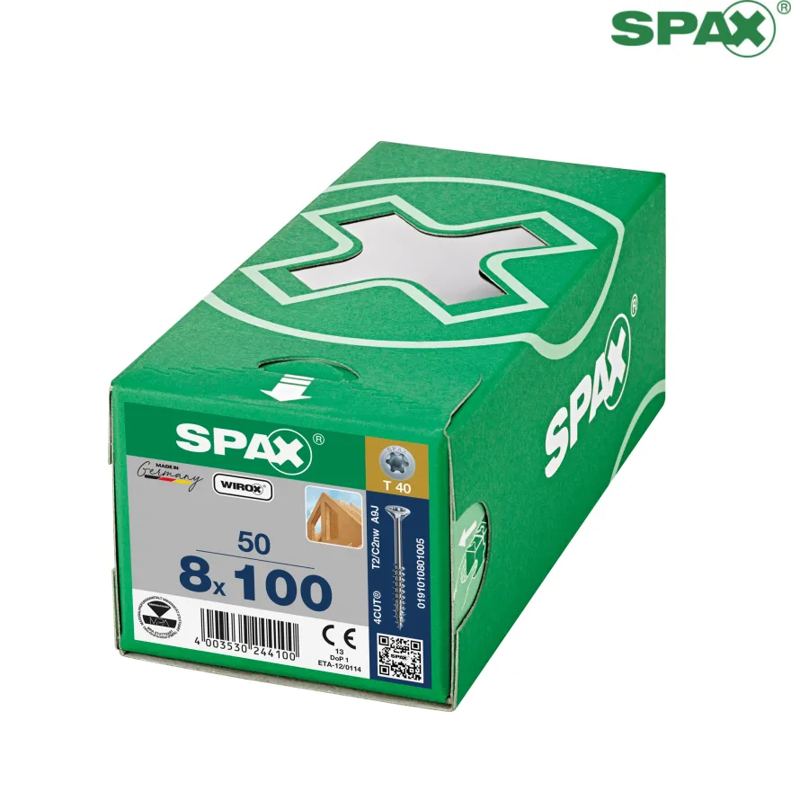 POZIDRIVE - Tornillos SPAX de cabeza ancha con arandela zincados