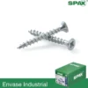 POZIDRIVE - Tornillos SPAX de cabeza plana para tapar con tapón