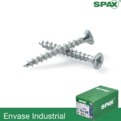 POZIDRIVE - Tornillos SPAX de cabeza plana para tapar con tapón