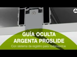 PROSLIDE - Guía empotrable para puertas correderas hasta 100 Kg.