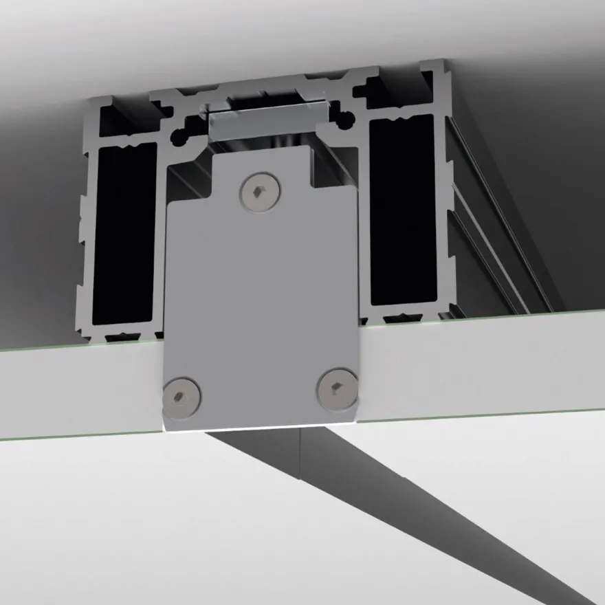 PROSLIDE - Guía empotrable para puertas correderas hasta 100 Kg.