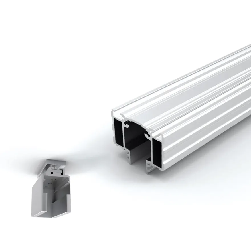 PROSLIDE - Guía empotrable para puertas correderas hasta 100 Kg.