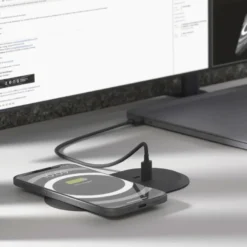 PUK combi HDMI - Docking Station con 2 USB-C + 2 HDMI + 1 Ethernet y cargador inalámbrico de 15W