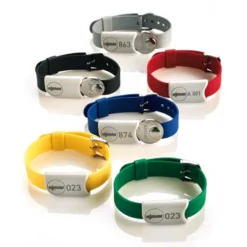 Pulseras porta llave para las cerraduras de taquilla y de cadena OJMAR