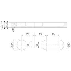 QUICK FINE - Conector de encimeras