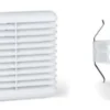 Rejilla de ventilación Cuadrada de fijación por presión con red anti-insectos