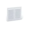 Rejilla ventilación de fijación tornillos con red anti-insectos cuadrada