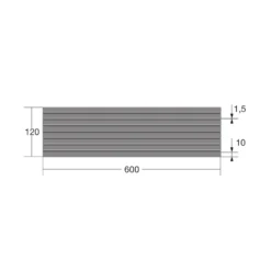 Rejilla ventilación para horno o microondas
