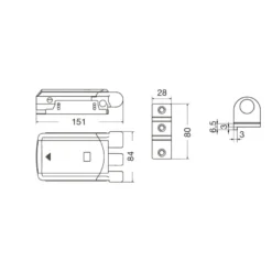 REMOCK LOCKEY PRO - Cerrojo de seguridad con 4 mandos a distancia