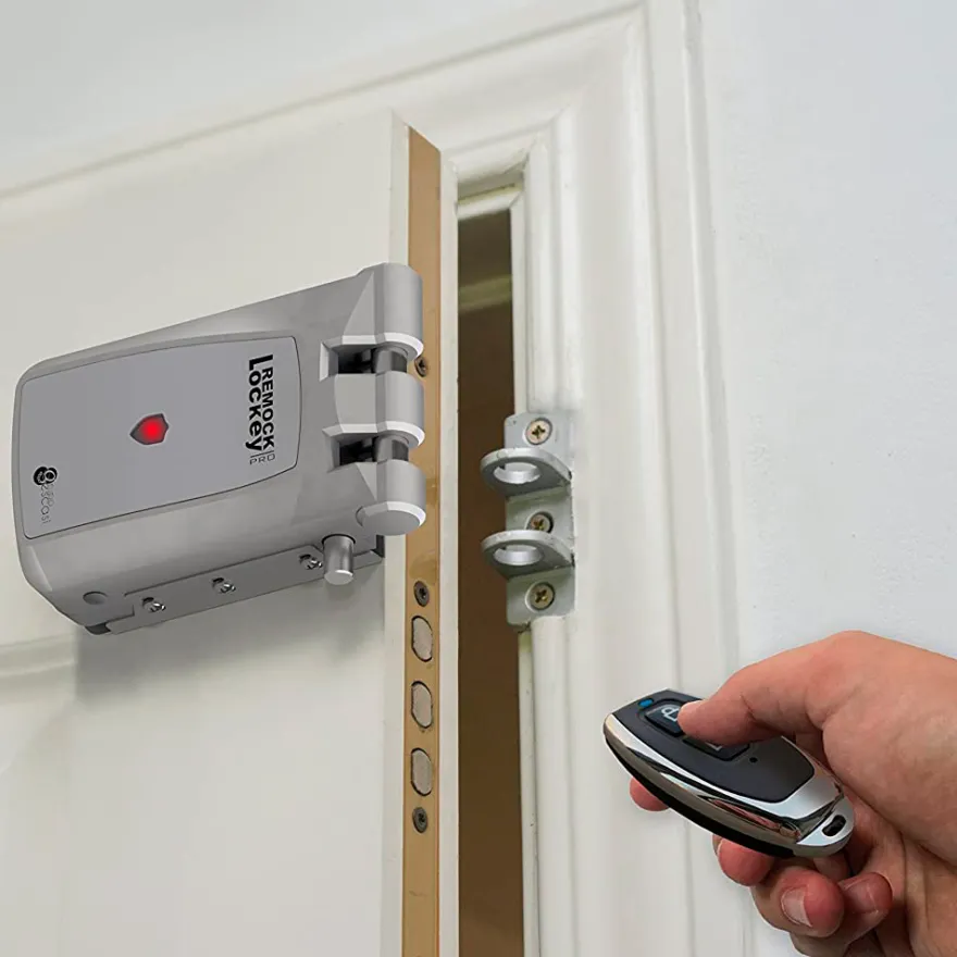 REMOCK LOCKEY PRO - Cerrojo de seguridad con 4 mandos a distancia