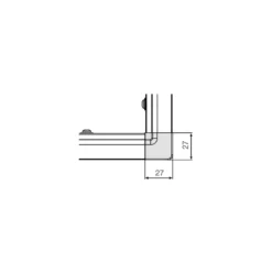 Rincón exterior para tirador horizontal GOLA-L