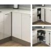 RINCOMATIC COMPACT 32 - Bisagra de esquina para puertas en muebles de rincón