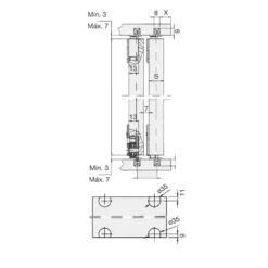 SERIE 310 - Guía Aluminio para 23 y 43 Kg.