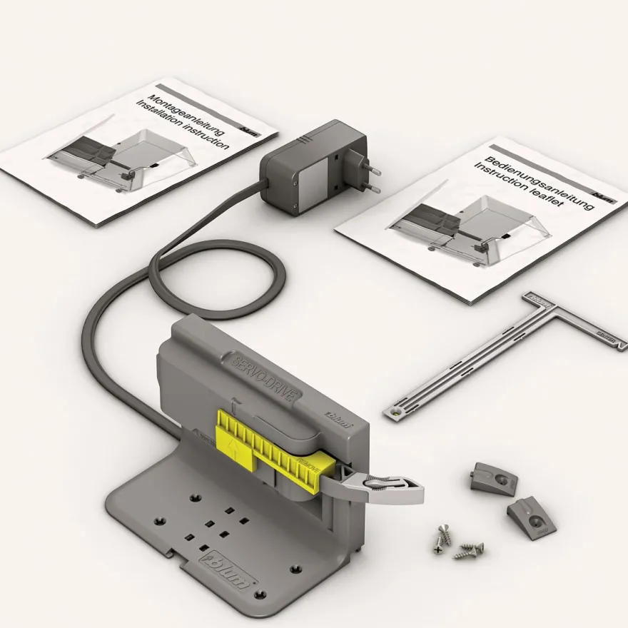 SERVO DRIVE - Sistema apertura eléctrica para cajones de cubos de basura
