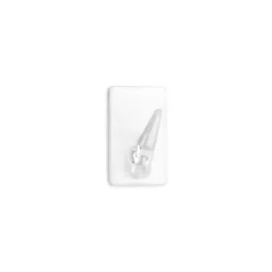 Set de 4 ganchos adhesivos transparentes