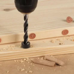 Set de 3 topes de profundidad para brocas de madera