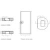 S-HANDLE - Maneta invisible tipo asa de instalación enrasada