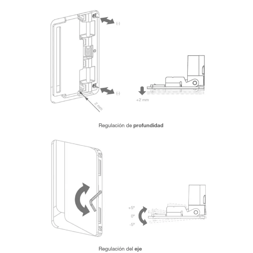 S-HANDLE - Maneta invisible tipo asa de instalación enrasada