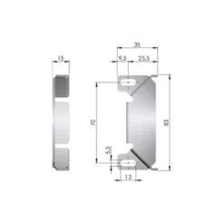 SH1 - Soporte antivuelco para muebles con patas