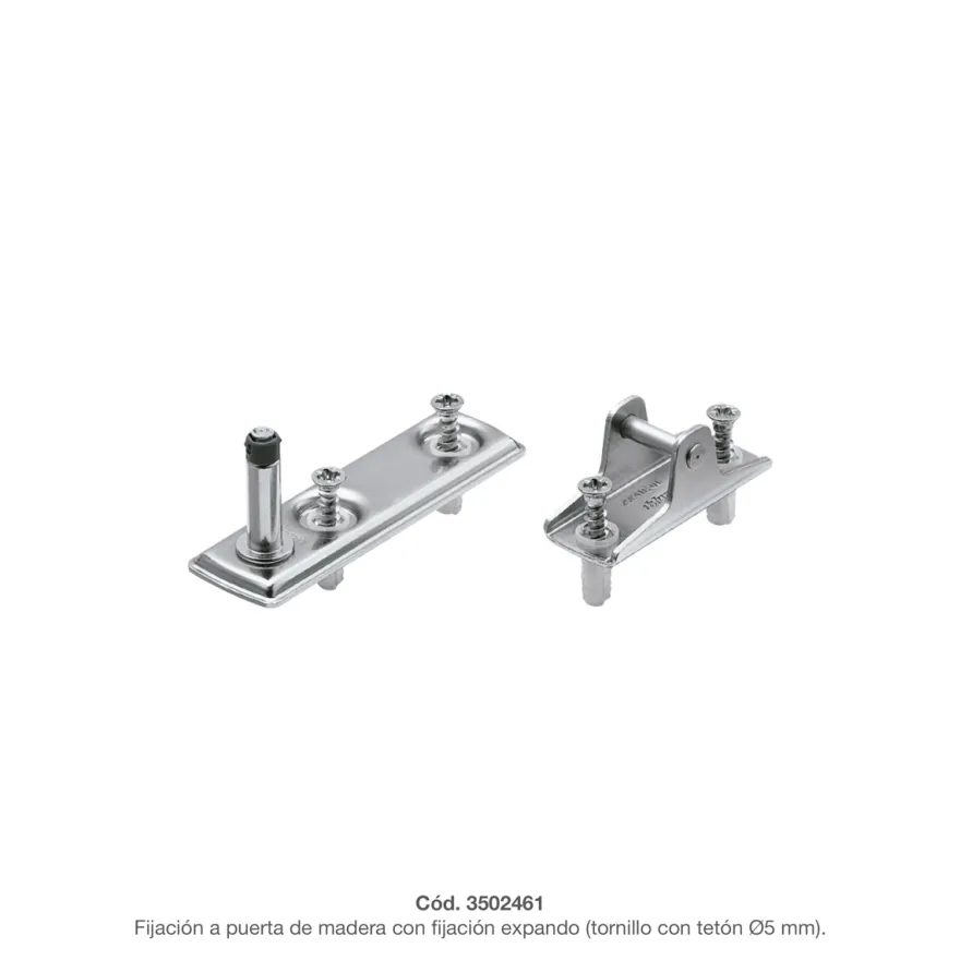 Sistema de fijaciones a puerta para Aventos Blum HK-XS