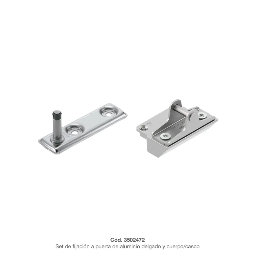 Sistema de fijaciones a puerta para Aventos Blum HK-XS