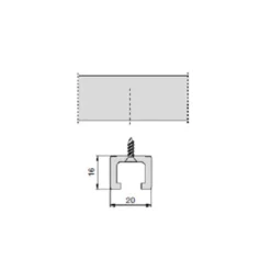 Sistema para puertas correderas libro plegables de perfil de aluminio