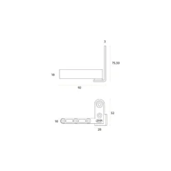 Sistema pivotante libre JNF para puertas batientes hasta 40 Kg.