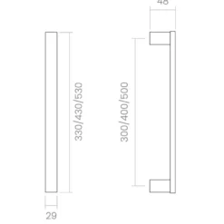 SKETCH - Manillón para puertas Groël