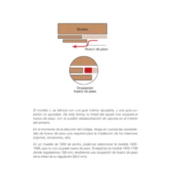 SLIDER L70 - Sistema oculto para 2 o 3 puertas correderas de armario. Hasta 70 kg./hoja