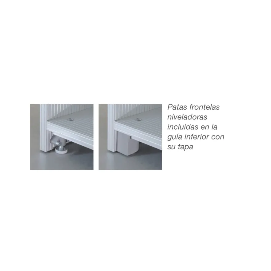 SLIDER L70 - Sistema oculto para 2 o 3 puertas correderas de armario. Hasta 70 kg./hoja