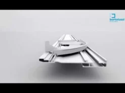SLIDER M50 FLEX - Para armarios de 2 puertas de hasta 50 kg