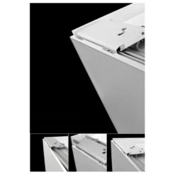 SLIDER M35 - Sistema oculto puertas correderas planas para armarios de 2 puertas de hasta 35 kg.