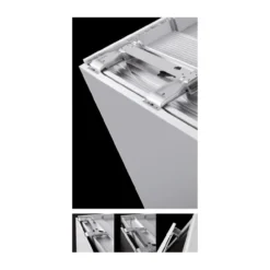 SLIDER S20 - Sistema corredera ocultas MUEBLE ALTO para armarios de 2 puertas hasta 20 kg.
