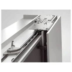 SLIDER S10 Sistema oculto para muebles altos y bajos de 2 puertas correderas hasta 10 Kg.