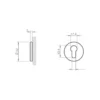 SLIM - Bocallaves de Serreta by Selec Design (Acero Inox)