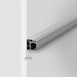 Soporte a pared / distanciador para guía LITE 60/100 sobrepuesta y retráctil