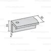Soporte escuadra para puertas automáticas PORTEO