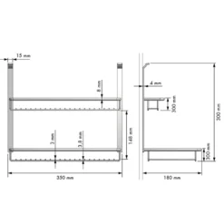 Soporte multiuso especiero para colgar en la pared de la cocina