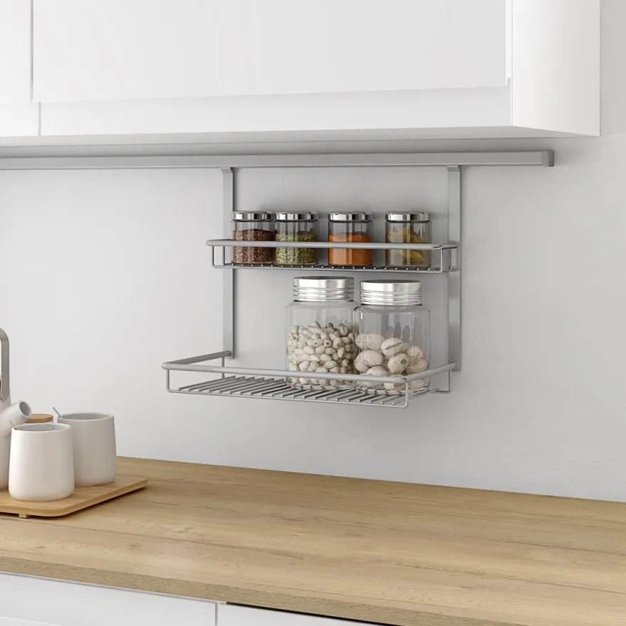 Soporte multiuso especiero para colgar en la pared de la cocina