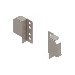 Soportes traseros (derecha/izquierda) para guardacuerpos ajustables de cajones Blum Tandembox Antaro