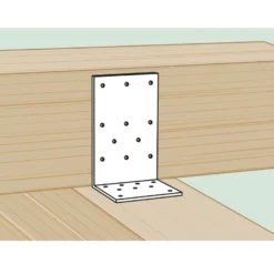 Spax SXAJ - Escuadra extrafuerte de unión angular para madera