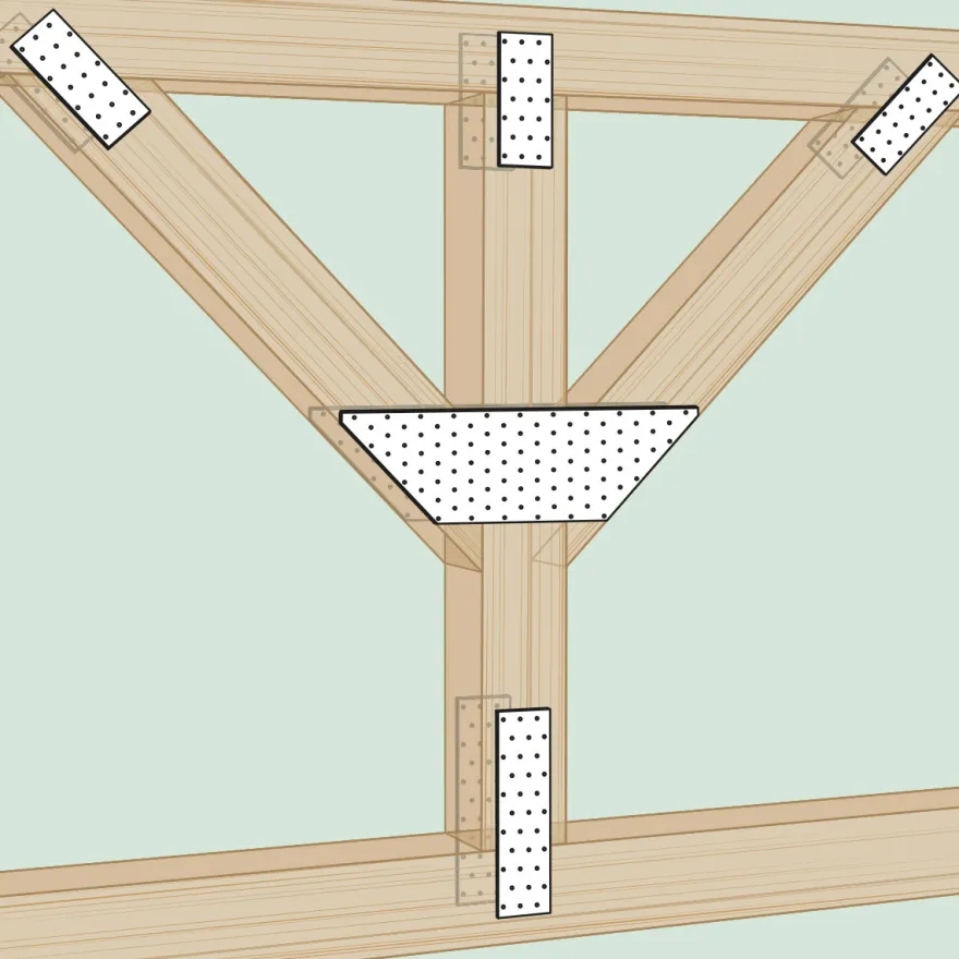 Spax SXNP - Placas de unión perforadas