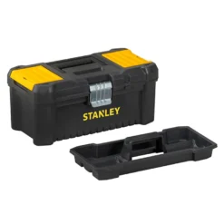 STANLEY - Caja de herramientas con organizador integrado en la tapa - Cierre metálico