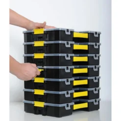 STANLEY - Caja organizadora con compartimentos internos modulares