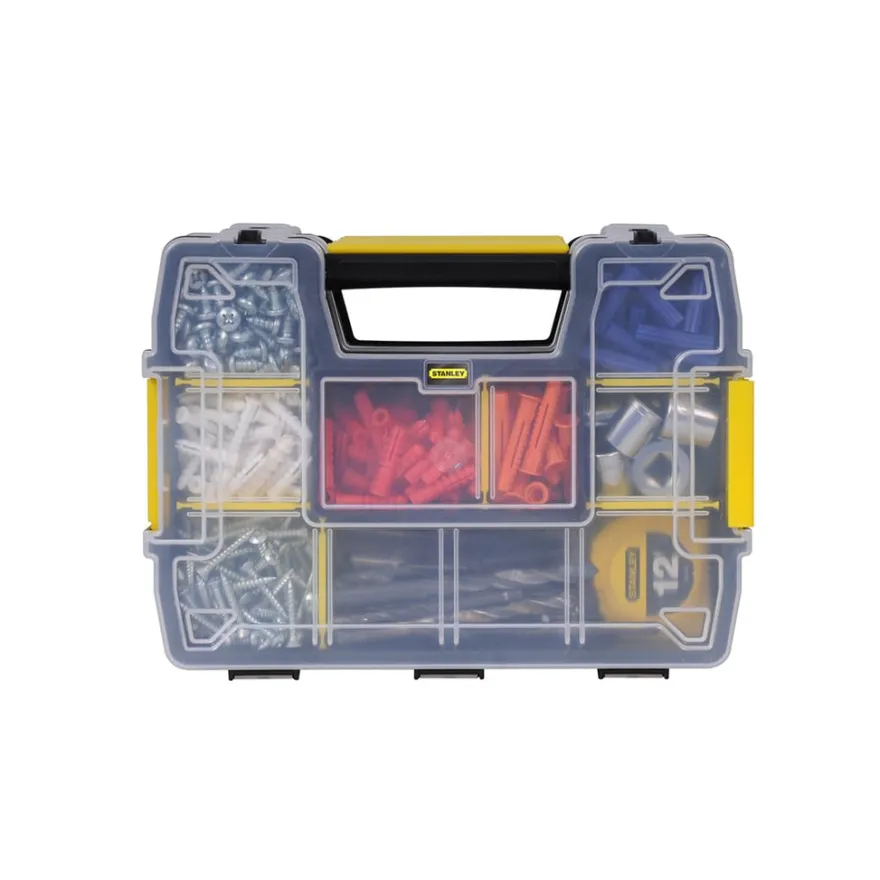 STANLEY - Caja organizadora 3 en 1 - Permite apilar un máximo de 3 cajas
