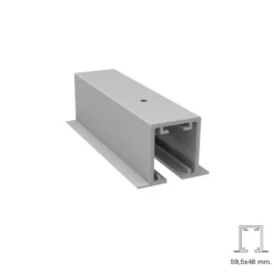 STAR FT XL - Guía oculta para puertas correderas de 110 a 160 Kg.