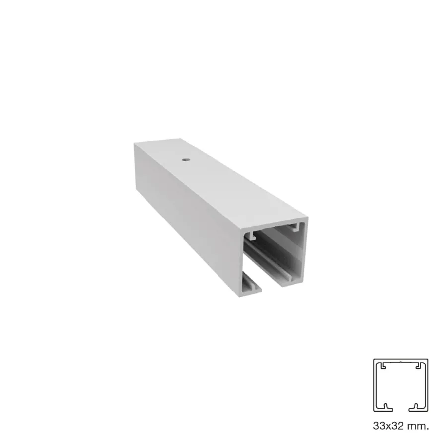 STAR - Sistema de perfil visto para puertas correderas de 50 a 90 Kg.