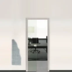 S-TECH - Armazón puerta corredera de hoja única o doble para cartón yeso
