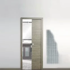 S-TECH REVOQUE - Armazón para puerta corredera de hoja única o doble